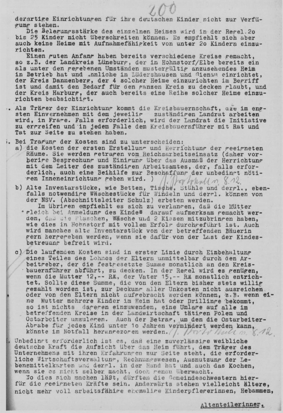 Der Regierungspr�sident in L�neburg am 8. Februar 1944 (2.Teil)
